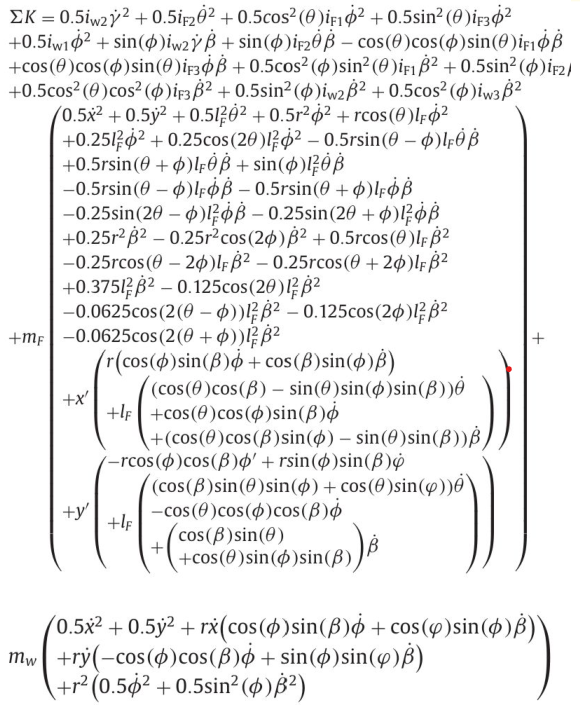 Simulation of Unicycle with stabilizers through Linear Quadratic Regulator(LQR) and Linear Quadratic Guassain(LQG) — figure 3